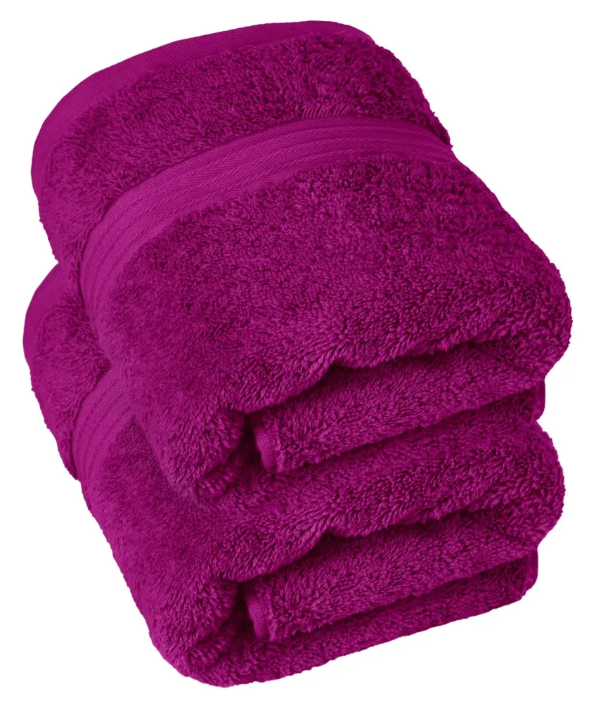 Handtuch Set 50x100 cm 2 Stück Lila - Orchidee