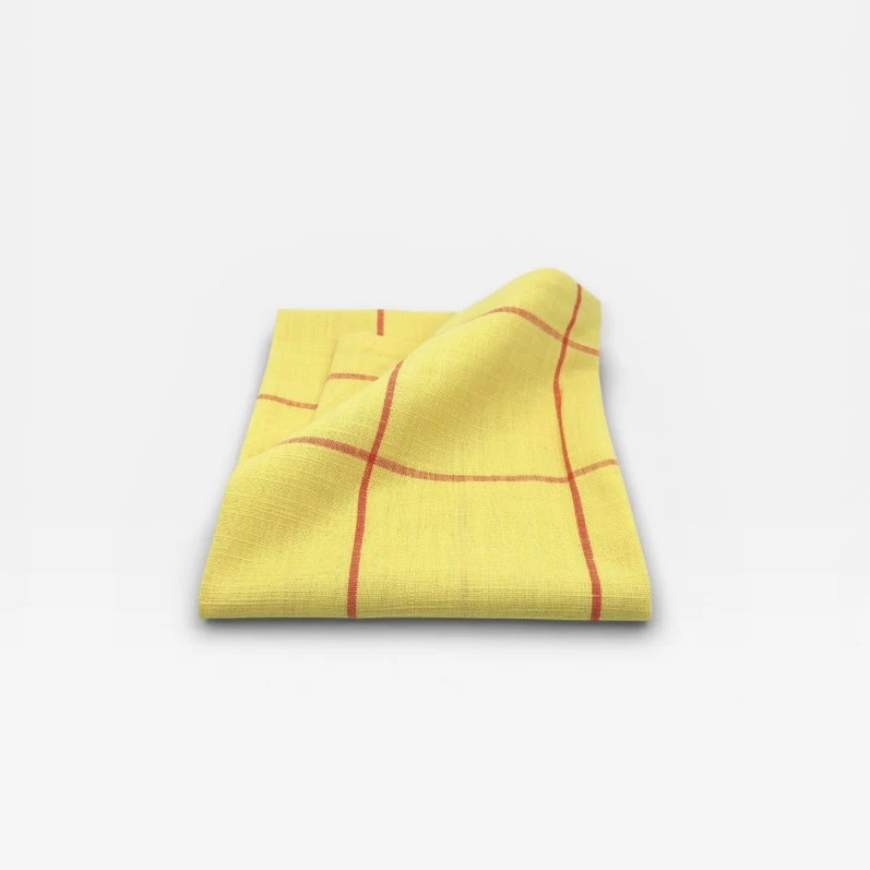 Küchentücher “Tile” 2 Stk. Yellow & Orange | 2er-Set | Table Machine
