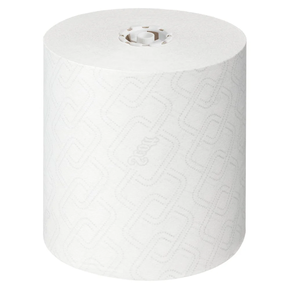 Scott® Essential™ Handtücher - Rolle / Weiß - 6 Rolls x 1 Sheet | Karton (6 Rollen)