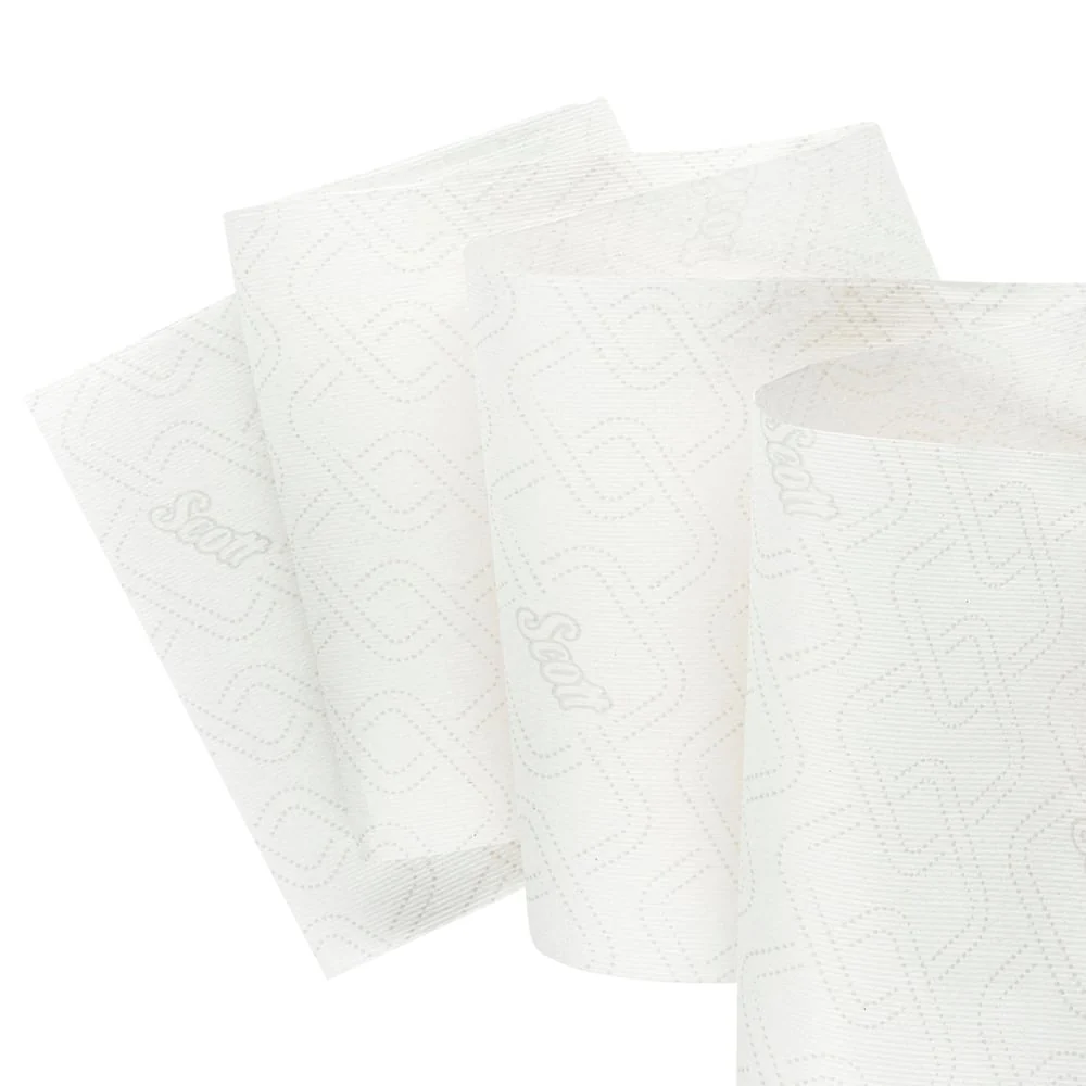 Scott® Essential™ Handtücher - Rolle / Weiß - 6 Rolls x 1 Sheet | Karton (6 Rollen)