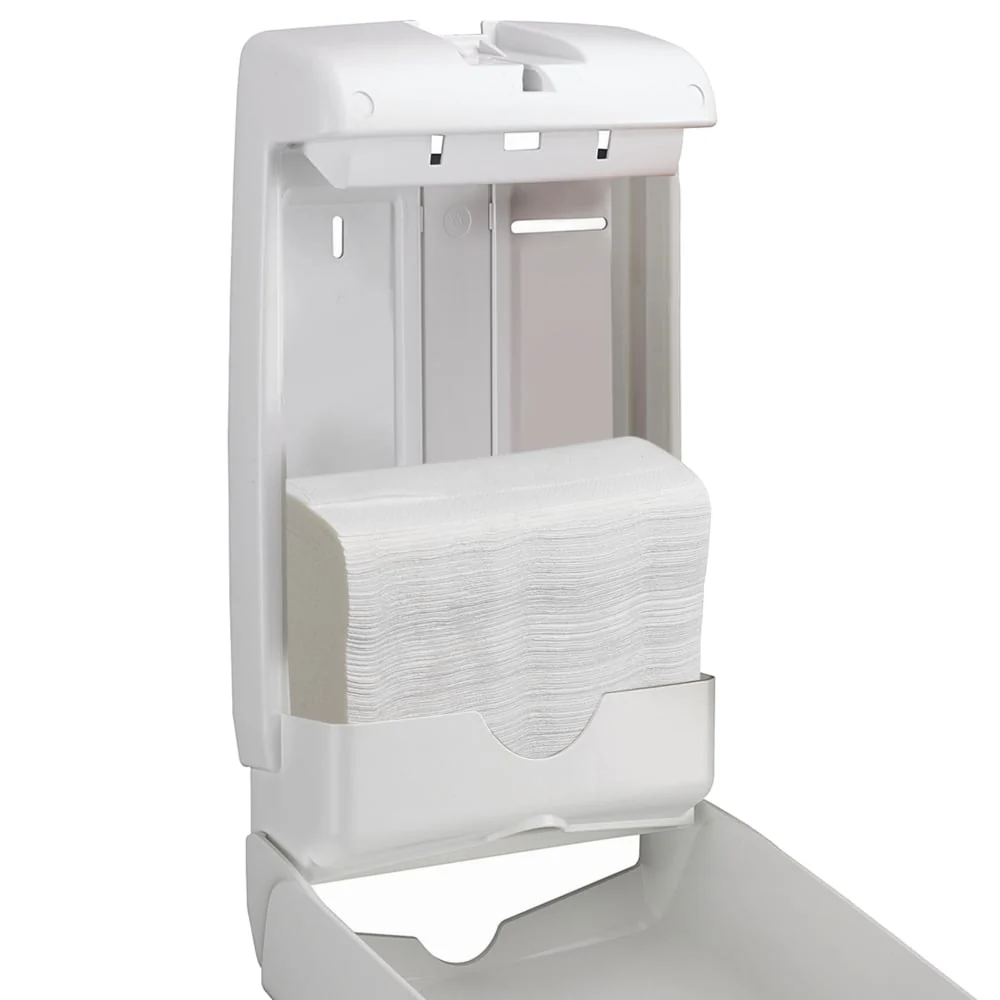 Scott® SLIMFOLD Handtücher - gefaltet / Weiß - 16 Clips x 110 Sheets | Karton (16 Päckchen)