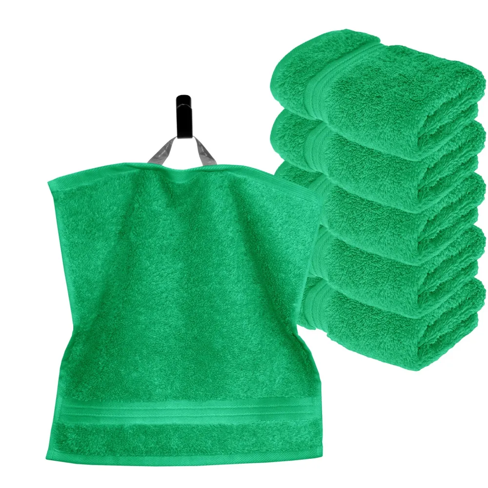 Seiftücher 30x30 cm, 6er Set Waschlappen Grün - Forst