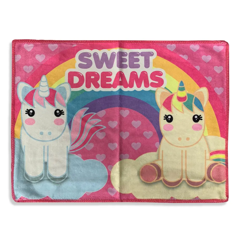 Sweet Dreams Unicorn 3-teiliges Badetuch-Set aus Gesichtsschwamm 3237