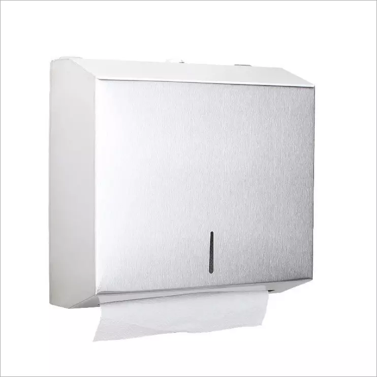 Wandmontierter Edelstahl-Handtuchspender für Toilettenpapier und Handtücher