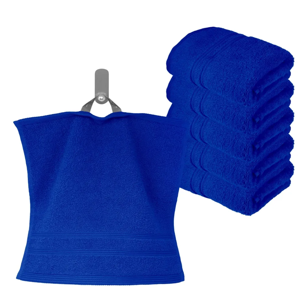 Waschlappen Set 30x30 cm 6 Stück Blau - Azur