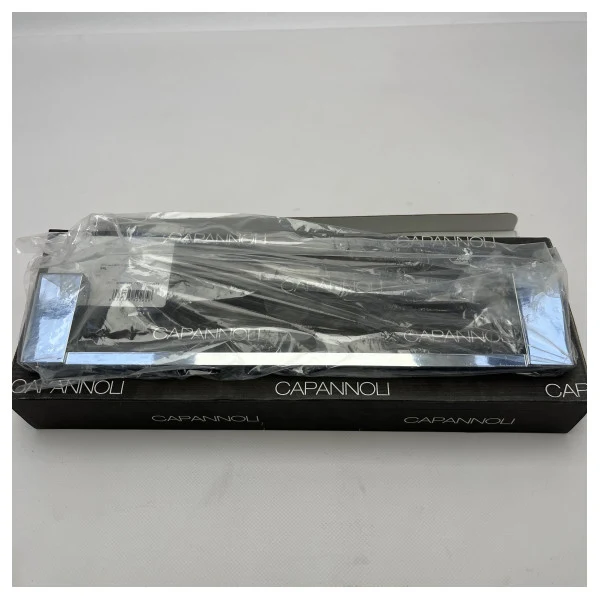 Capannoli Chrom Handtuchhalter aus Edelstahl 40 x 2 x 7,5 cm - SP140