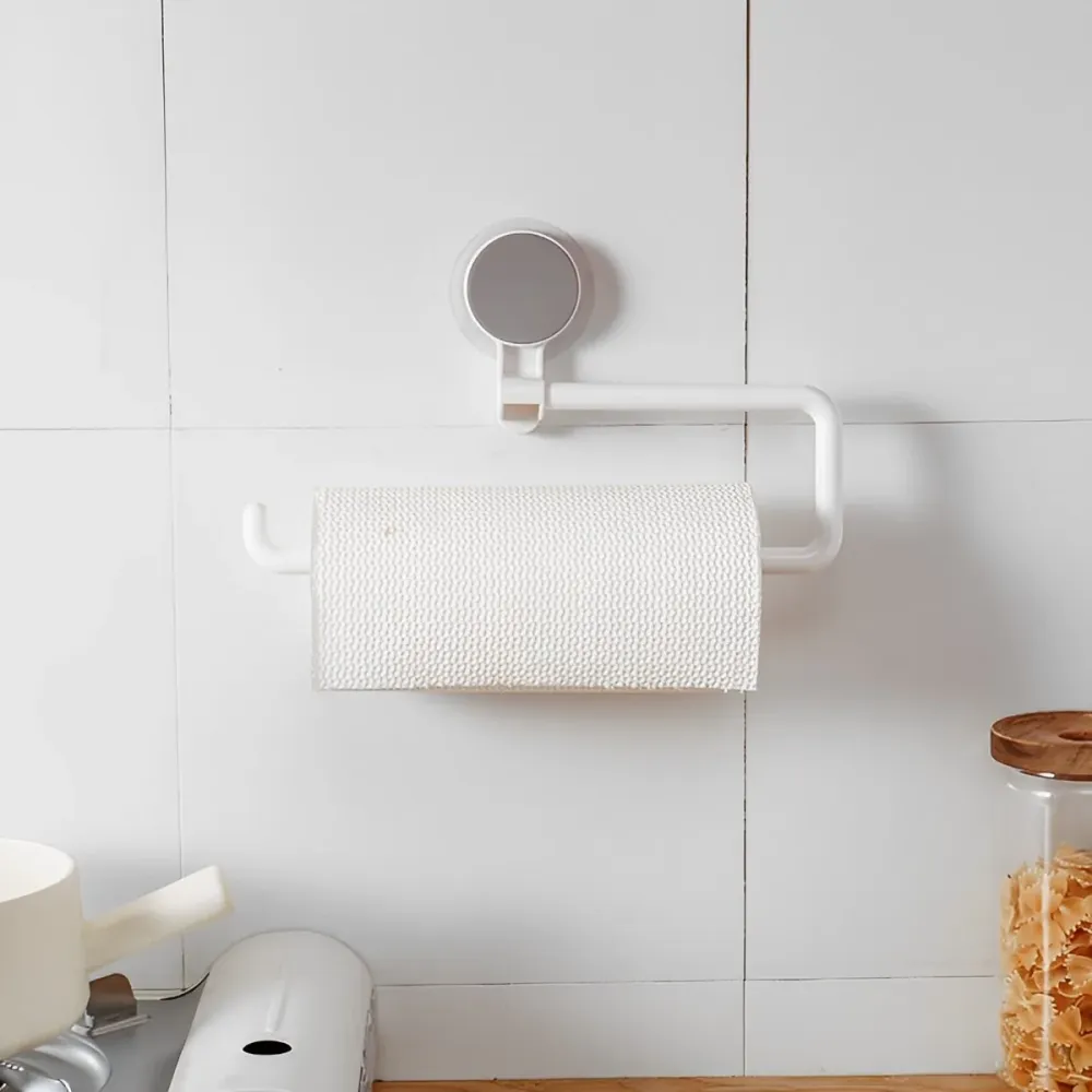 Creliv Wandrollenhalter Selbstklebend für Küche » Küchenrollenhalter für gängige Küchenrollen, Handtuchhalter