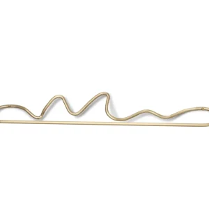 CURVATURE Handtuchhalter aus Messing