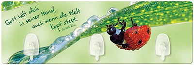 Gott hält dich - Handtuchhalter mit drei Haken