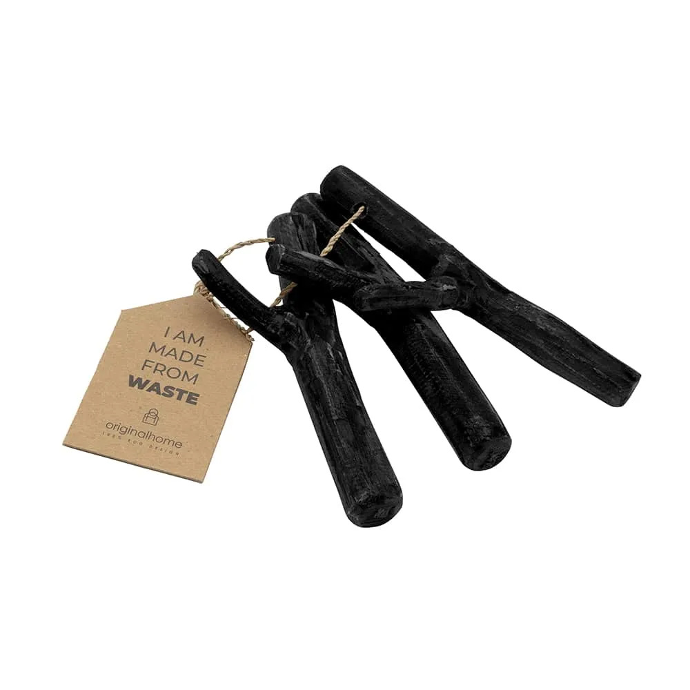 Handtuchhalter aus Holz 3er Set