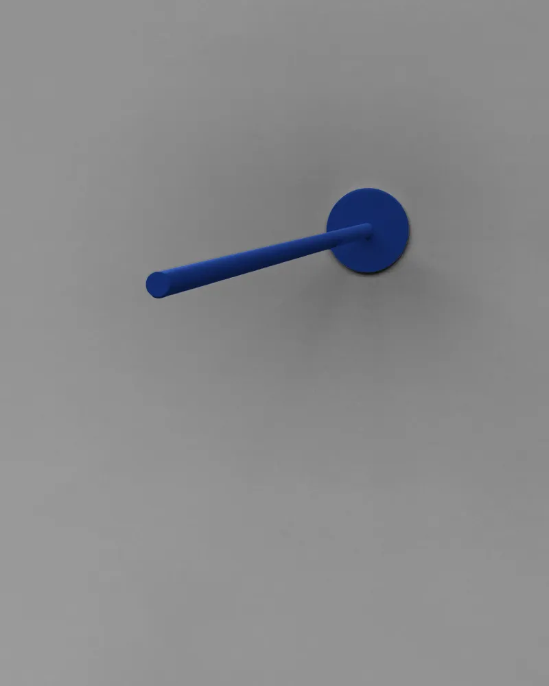 handtuchhalter / towel holder ultramarine blau