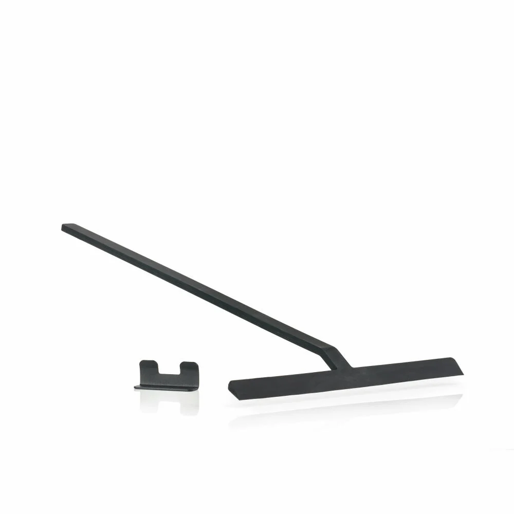 Zone Denmark Duschabzieher Rim, mit Halter, Abzieher, Scheibenreiniger, Silikon / Metall, Black, 30 cm, 14895