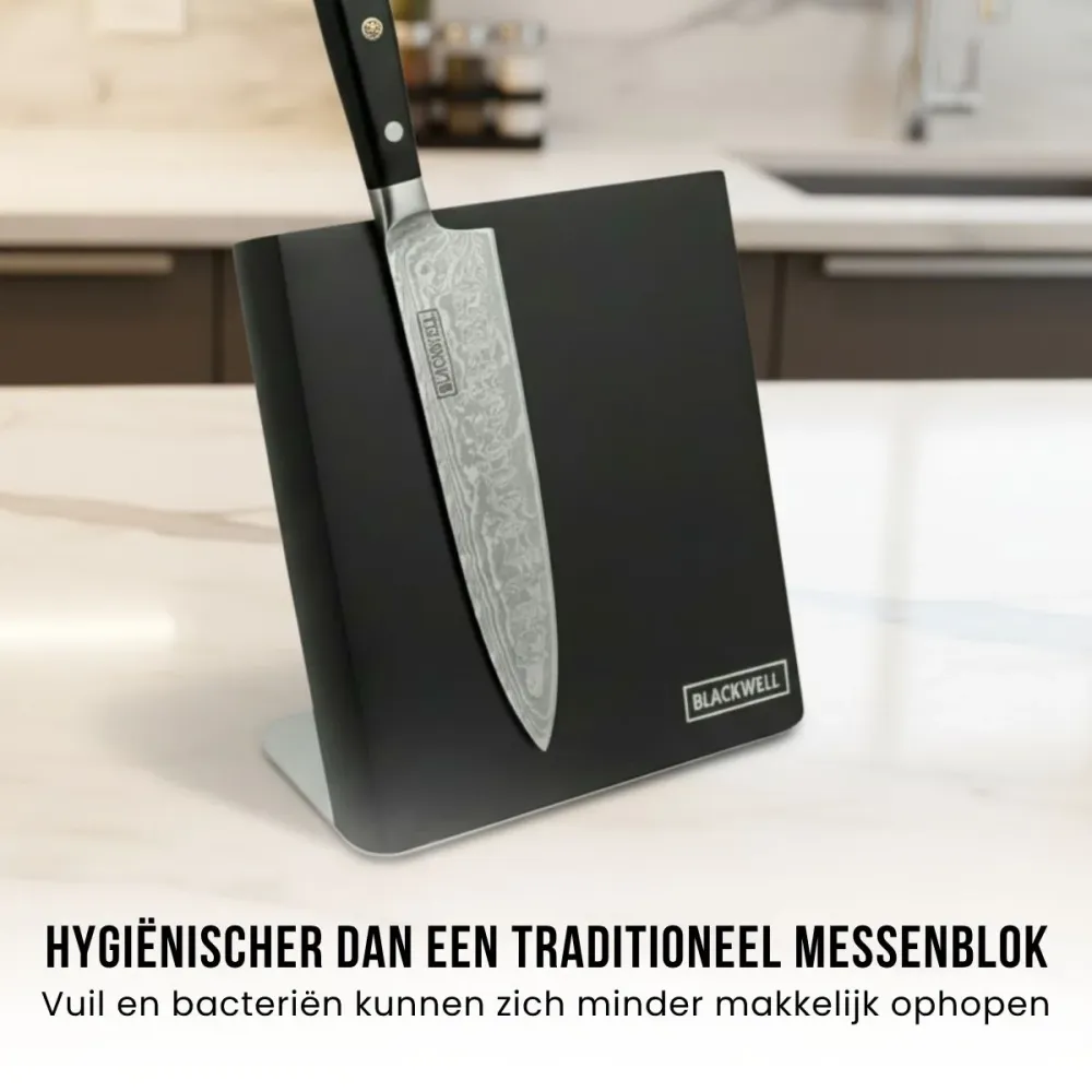 Blackwell Messerblock - Magnetisch Schwarz - ohne Messer