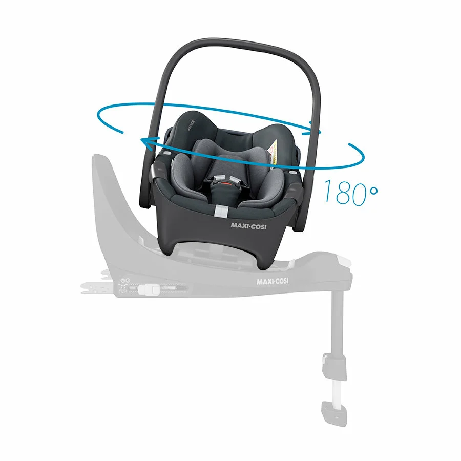 B-Ware Maxi Cosi Babyschale Pebble Kindersitz Autositz 360 Essential Graphite Bis 13819