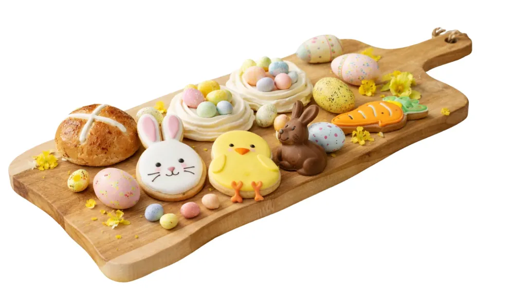 Cookinglife Servierbrett / Tapasbrett - Teak - 59 x 20 cm - Holzbrett für Häppchen und Gerichte