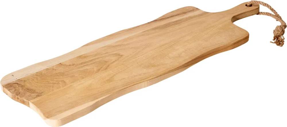 Cookinglife Servierbrett / Tapasbrett - Teak - 59 x 20 cm - Holzbrett für Häppchen und Gerichte
