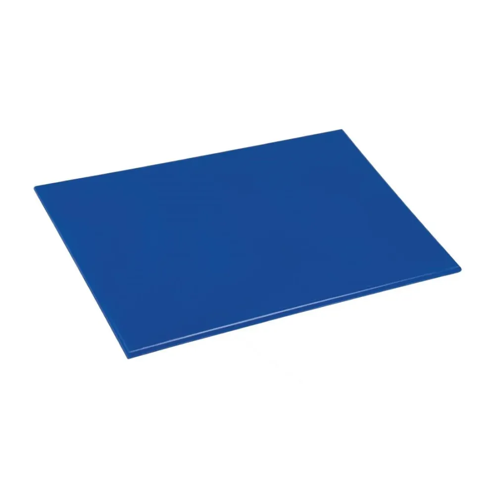 Hygiplas Antibakterielles Schneidebrett mit geringer Dichte, Blau, 450 x 300 x 10 mm – HC856
