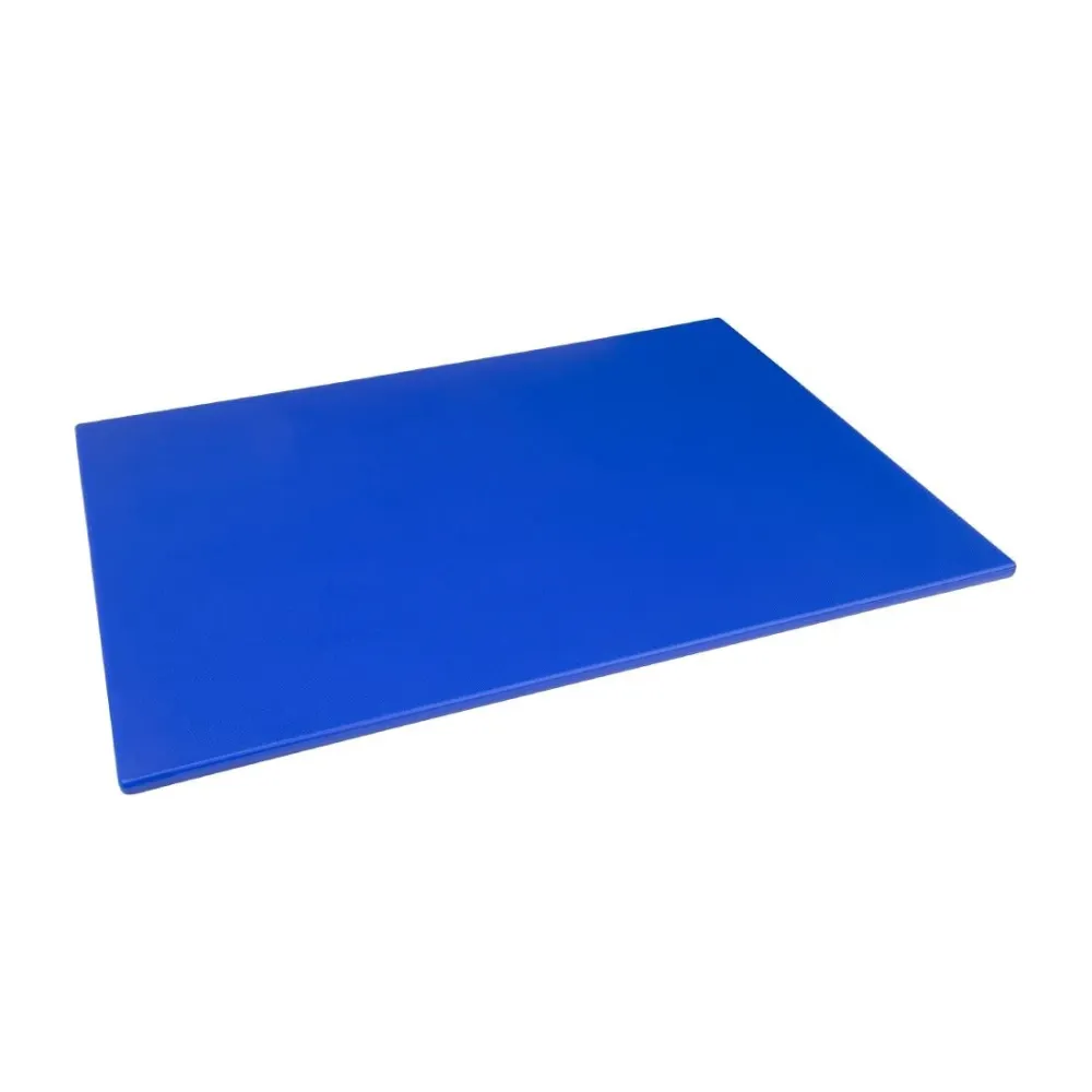 Hygiplas Schneidebrett mit geringer Dichte, blau, groß, 600 x 450 x 10 mm – HC871