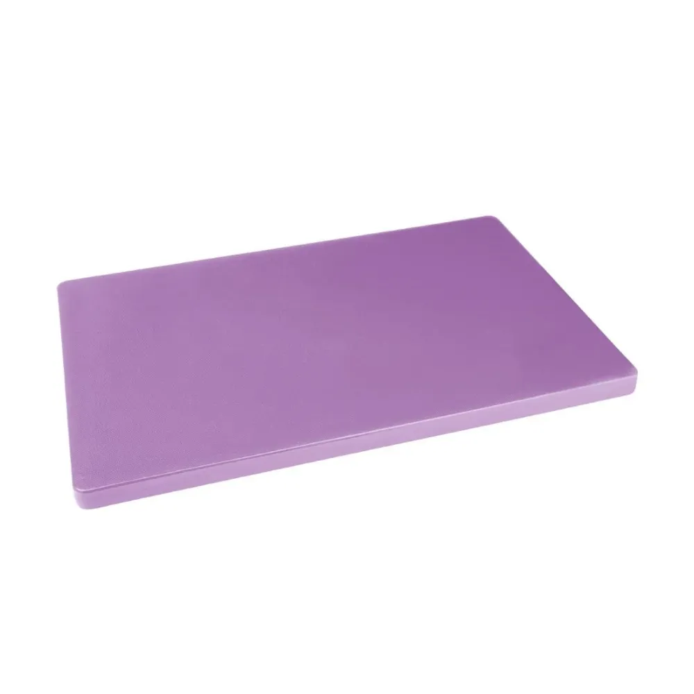 Hygiplas Schneidebrett mit geringer Dichte, Lila, 450 x 300 x 20 mm – FX107