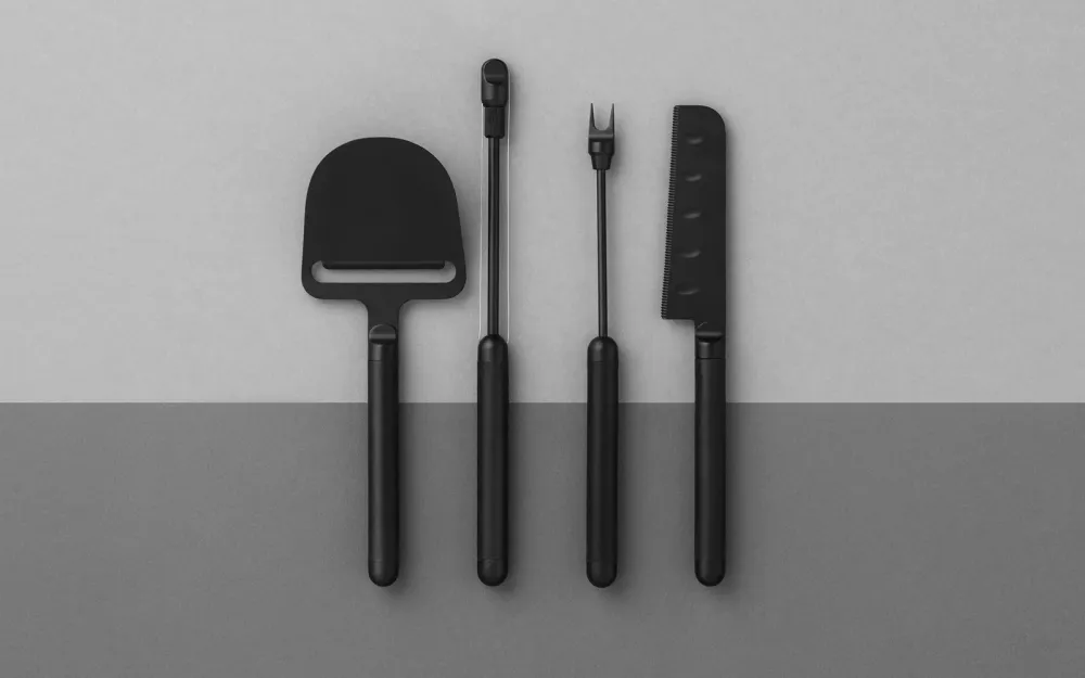 Käseheber PEBBLE schwarz