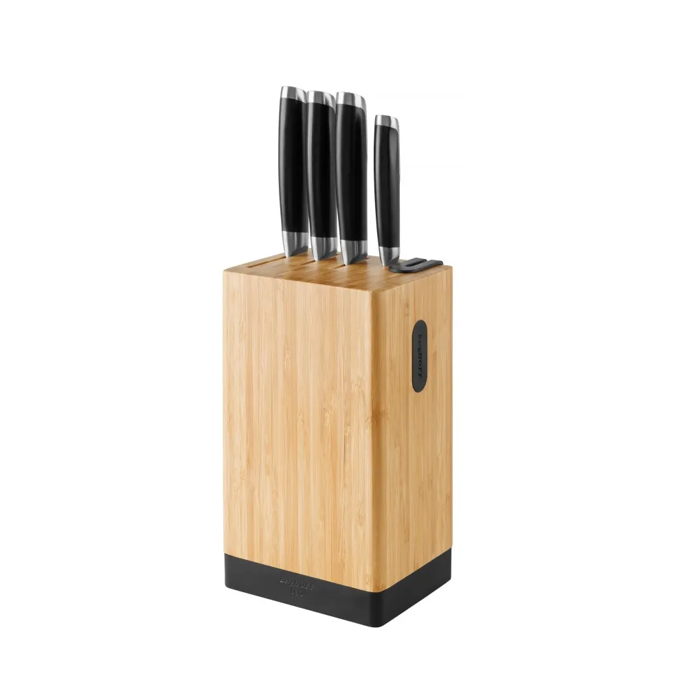 LEO 5-teiliger Messerblock Graphit