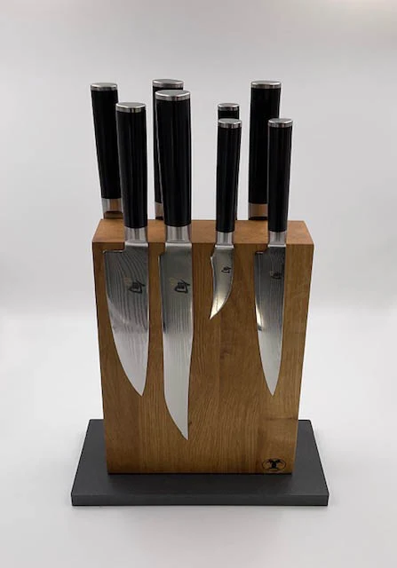 Messerblock, Wildeiche - für bis zu 8 Messer