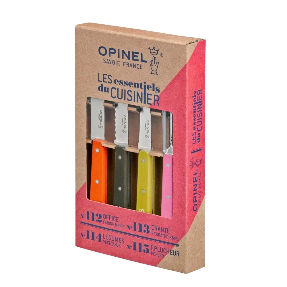 Opinel Messerset 4-teilig 'Les Essentials Fifties'
