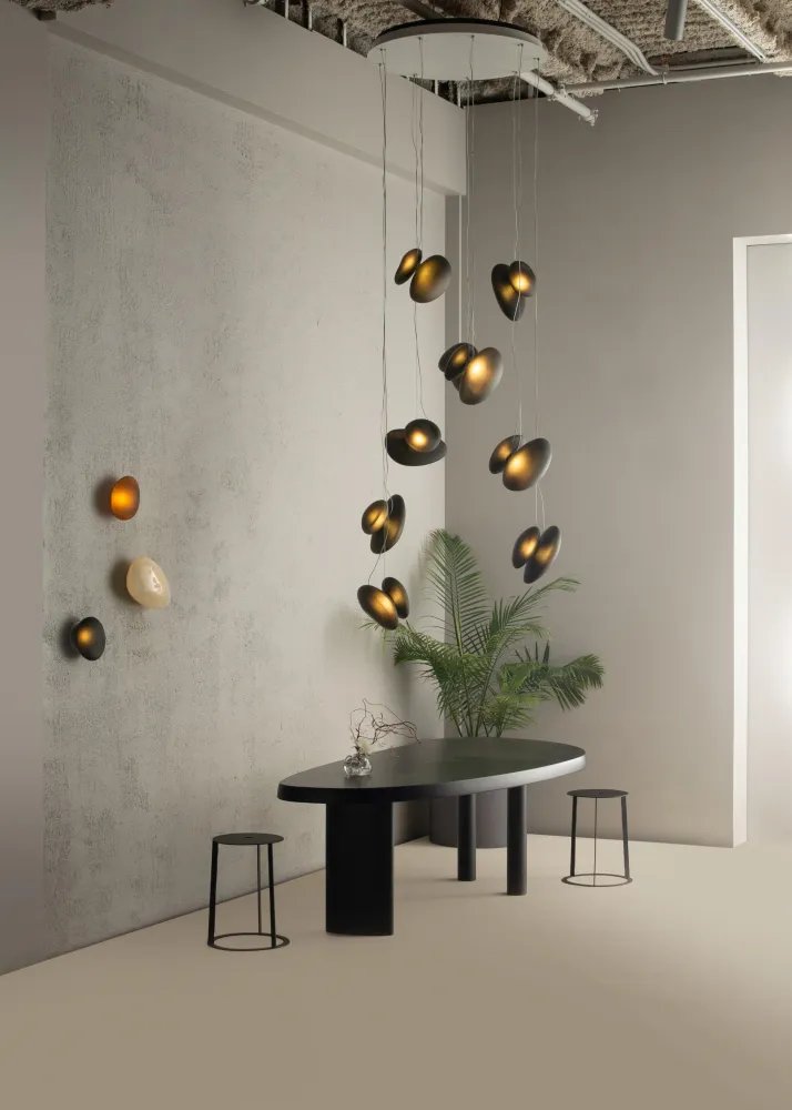 Pebble 3-P Chandelier