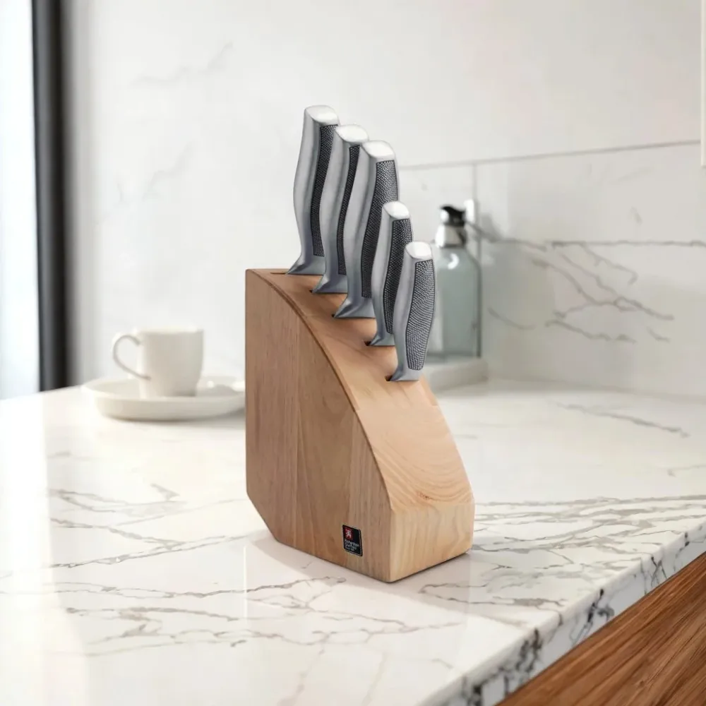 Richardson Sheffield - Sense 5-teiliges Messerset mit Block - Holz