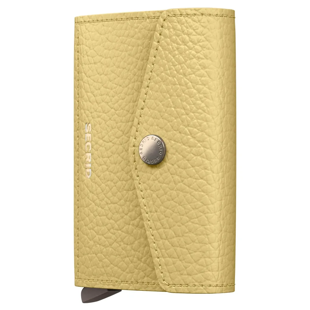 Secrid Envelope Pebble - Geldbörse 8cc 10.2 cm (butter yellow)