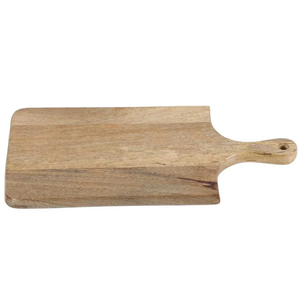 Servierbrett Holz 42cm mit Griff breit