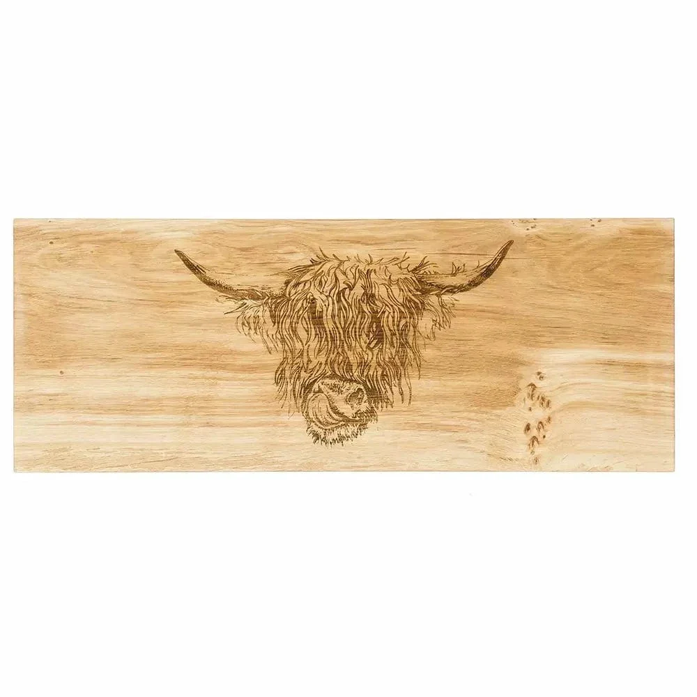 Servierbrett Shotse Highlander Groß - 60x25 - Schottische Eiche - Scottish Made