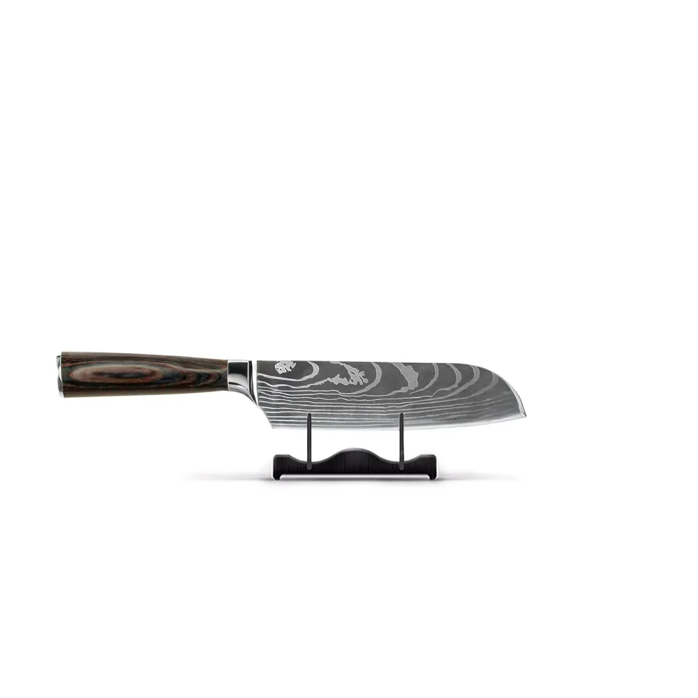 Shinrai Knives – 5-teiliges Messerset mit Damaszener-Print