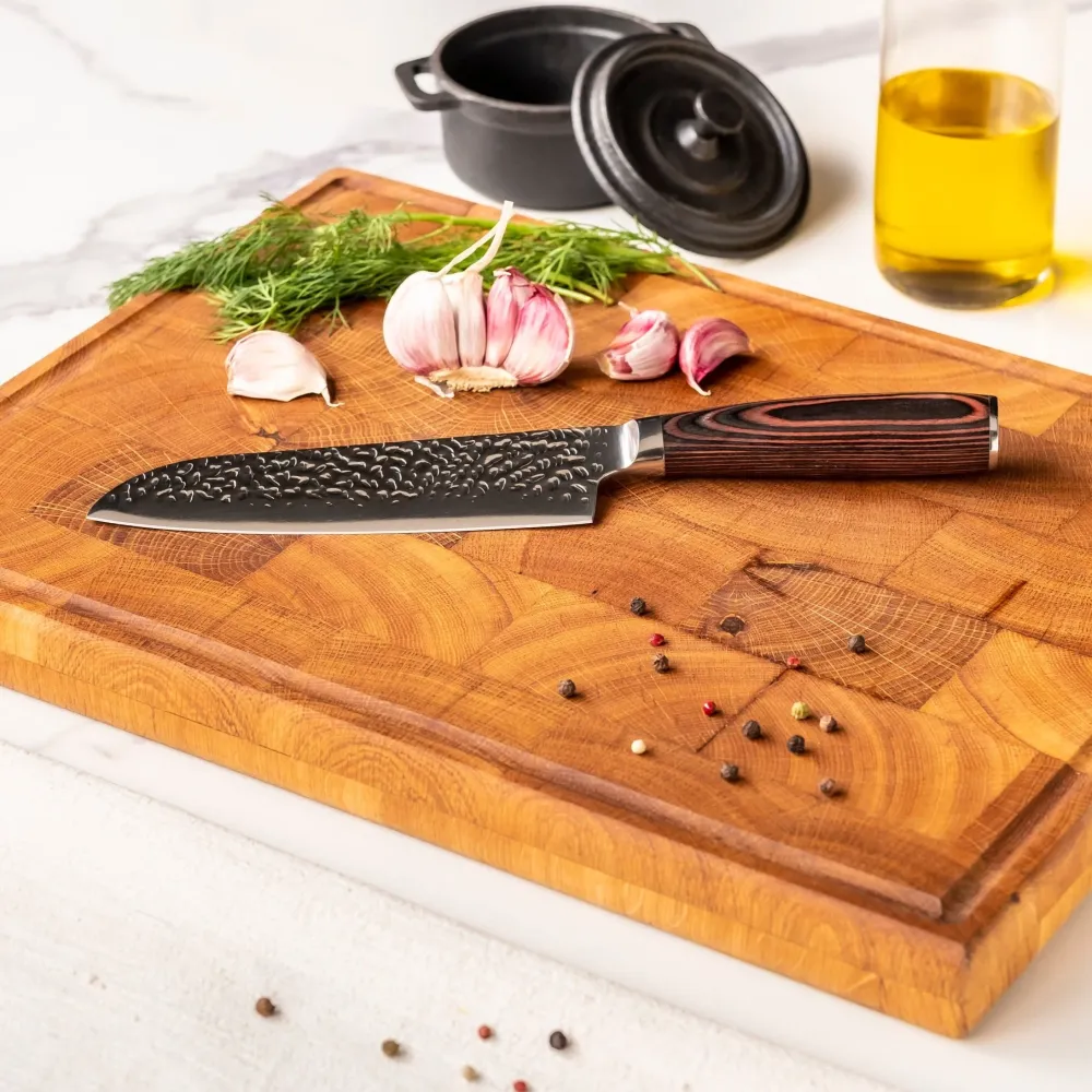 Shinrai Knives - Gehämmerter Edelstahl - 3-teiliges Messerset