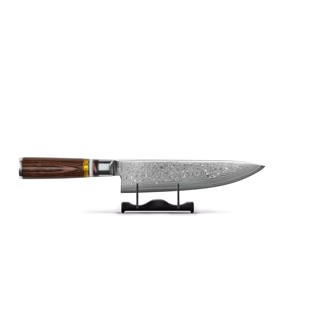 Shinrai Knives - Micarta Jewels 7-teiliges Messerset + Messerblockstanze