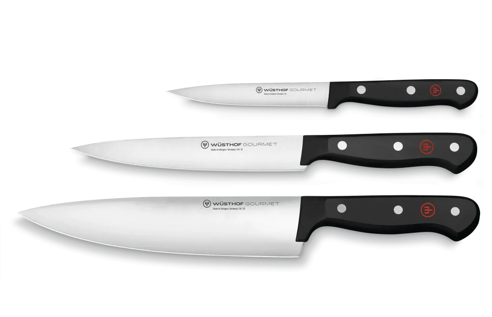 Wüsthof 3-teiliges Gourmet-Messerset