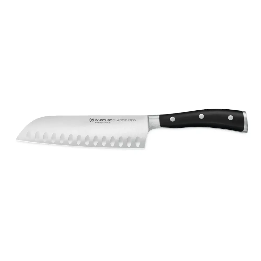 Wüsthof - Classic Ikon 8-teiliges Messerset mit braunem Messerblock