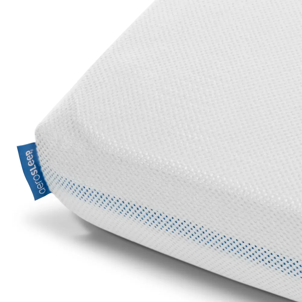 AeroSleep Sleep Safe Spannbettlaken – Weiß 90 x 40