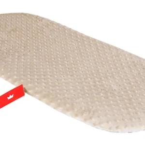 BABYLUX Spannbettlaken für Kinderwagen Spannbetttuch Bettlaken 8. Minky - Beige