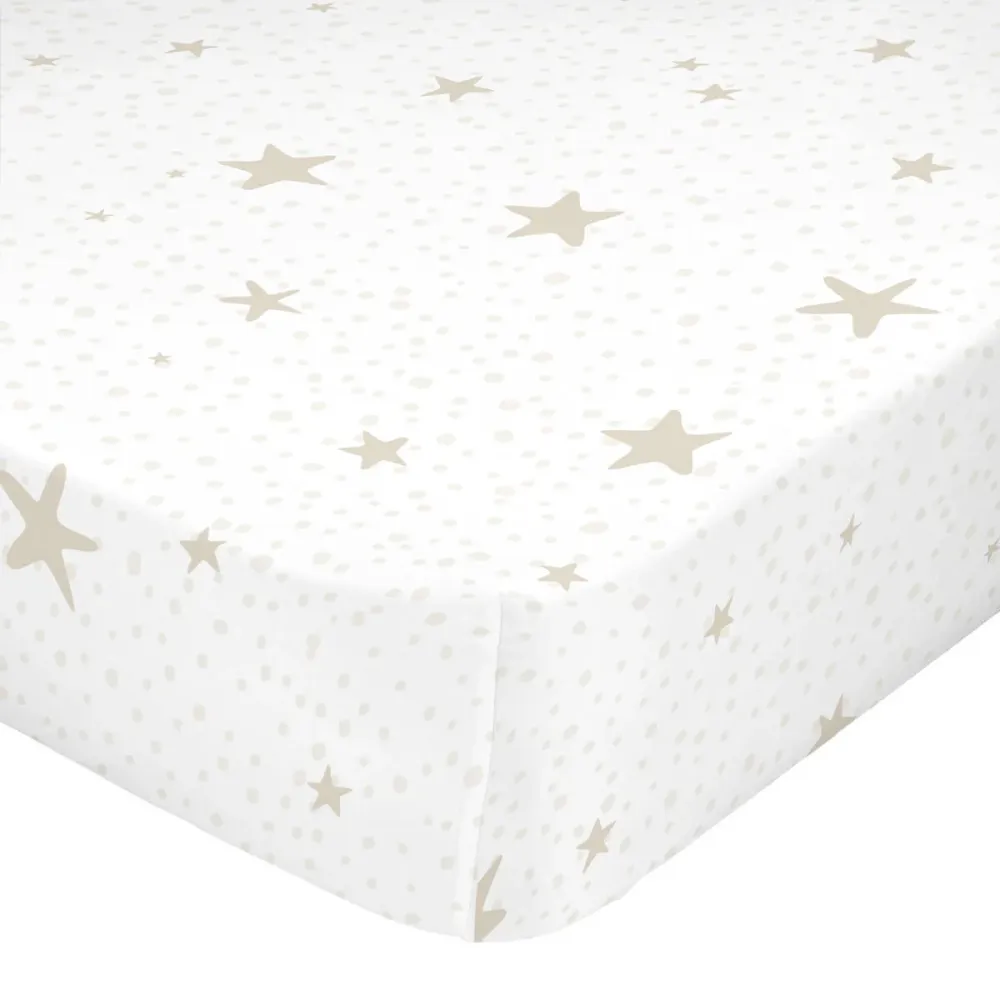 Bettlaken HappyFriday BASIC KIDS Beige 105 x 200 x 32 cm