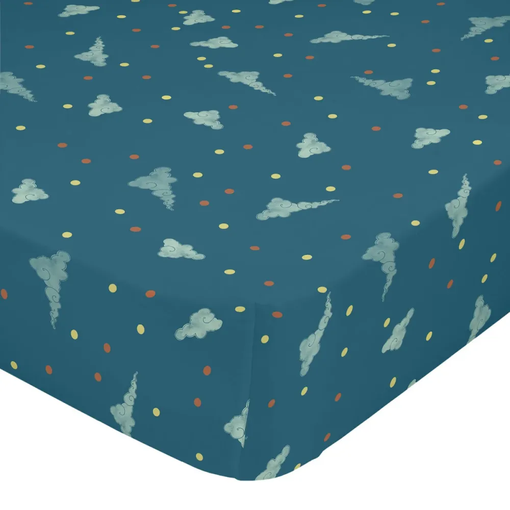Bettlaken HappyFriday MR FOX Bunt 90 x 200 x 32 cm