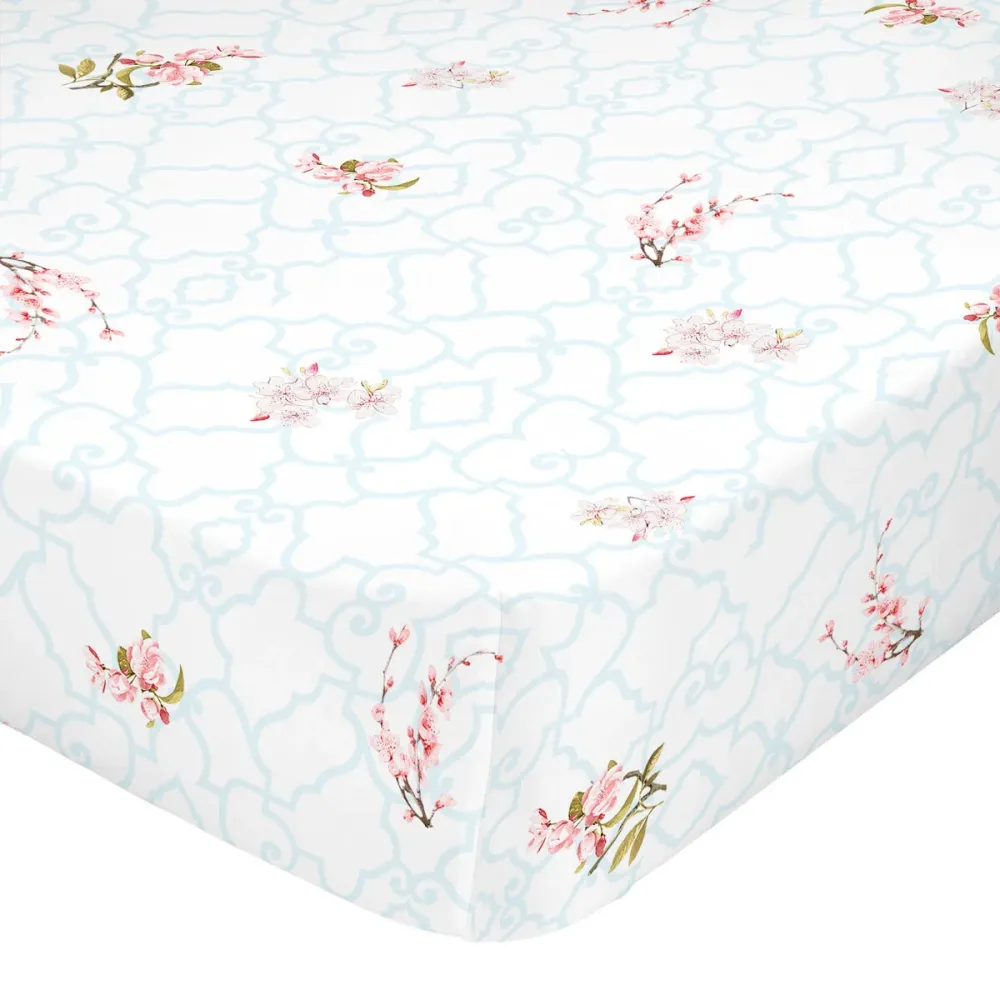 Bettlaken HappyFriday Sakura Bunt 140 x 200 x 32 cm