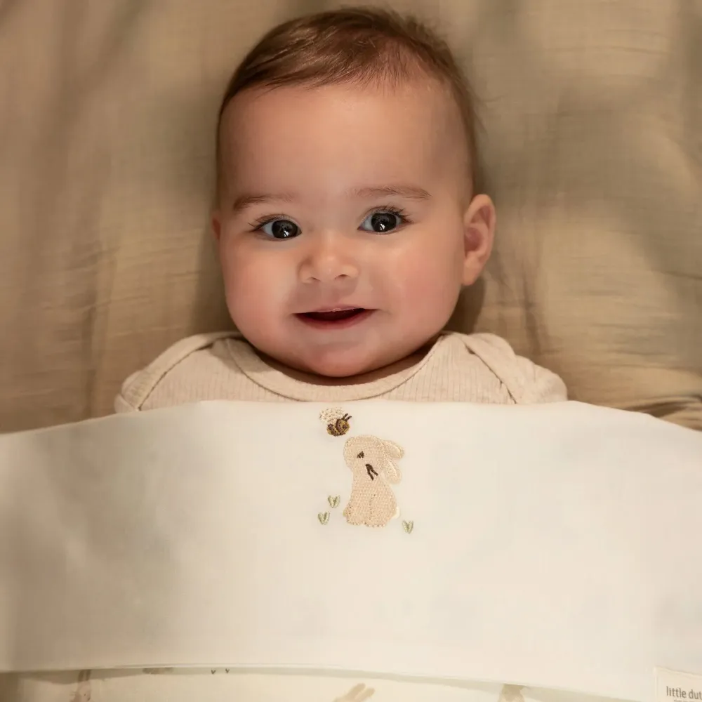 Bettlaken - Weiß - Newborn Naturals - Baby Bunny