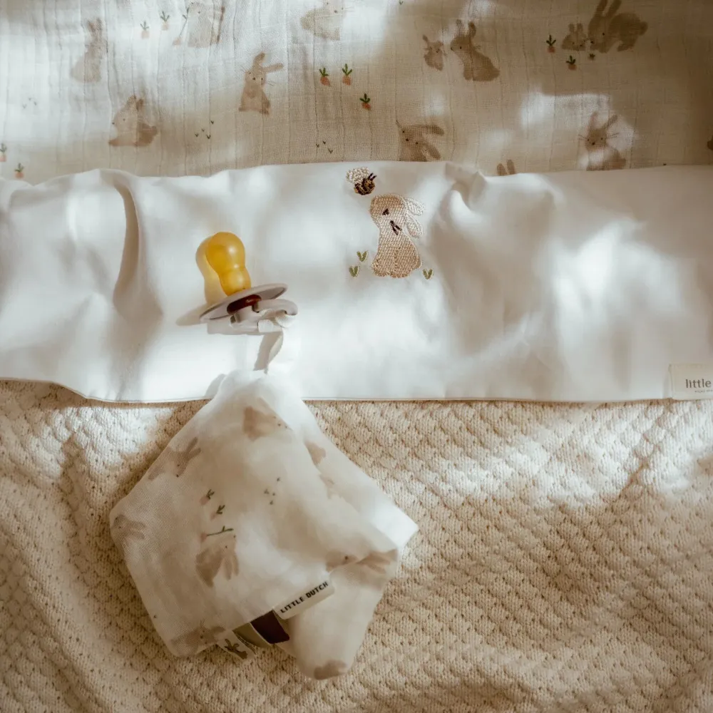 Bettlaken - Weiß - Newborn Naturals - Baby Bunny