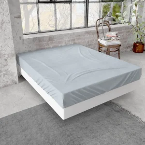 Flanel Premium Spannbettlaken Grau 140 x 200/210 cm