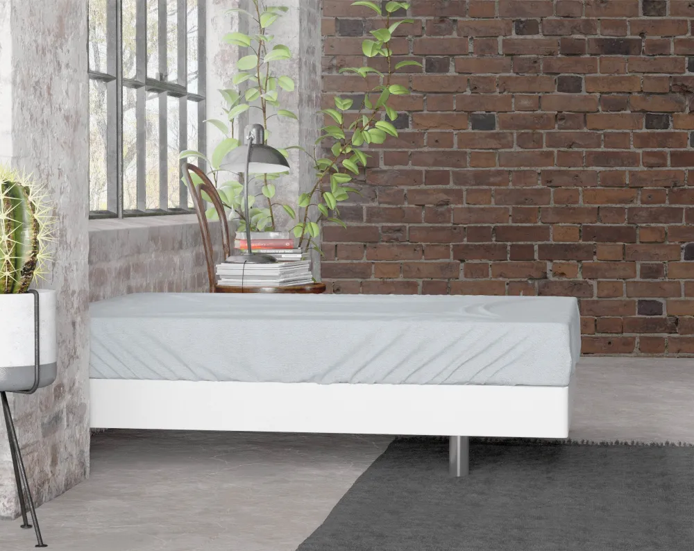Flanel Premium Spannbettlaken Grau 140 x 200/210 cm