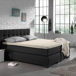 Jersey Topper Spannbettlaken Creme 70/80/90 x 200/220 cm