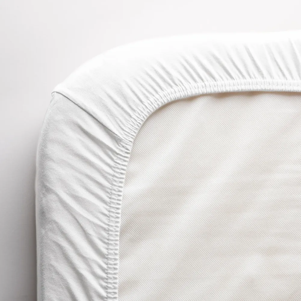 Jersey-Bettlaken, Junior & Grow 90 x 160 cm - Sebra Sleep - White