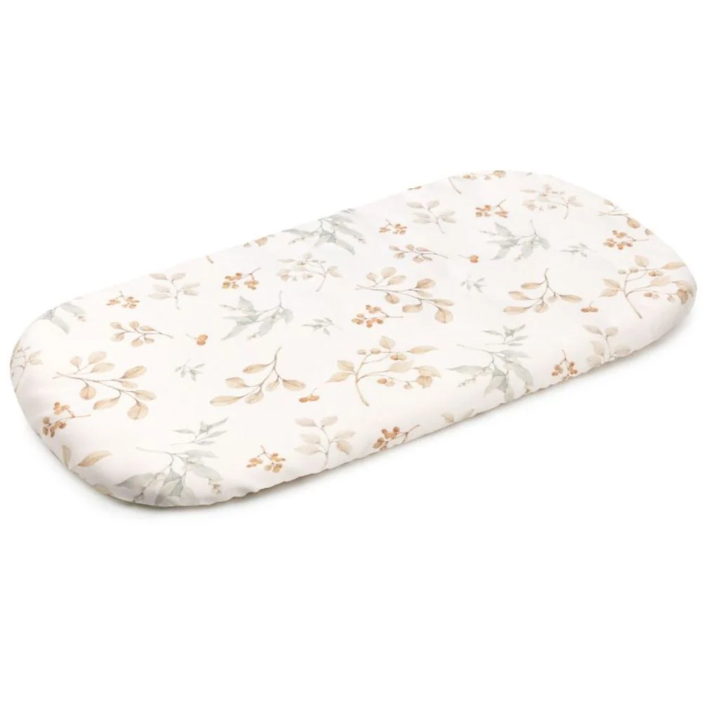 Memi Bamboo Spannbettlaken Kinderwagen Boho Natur