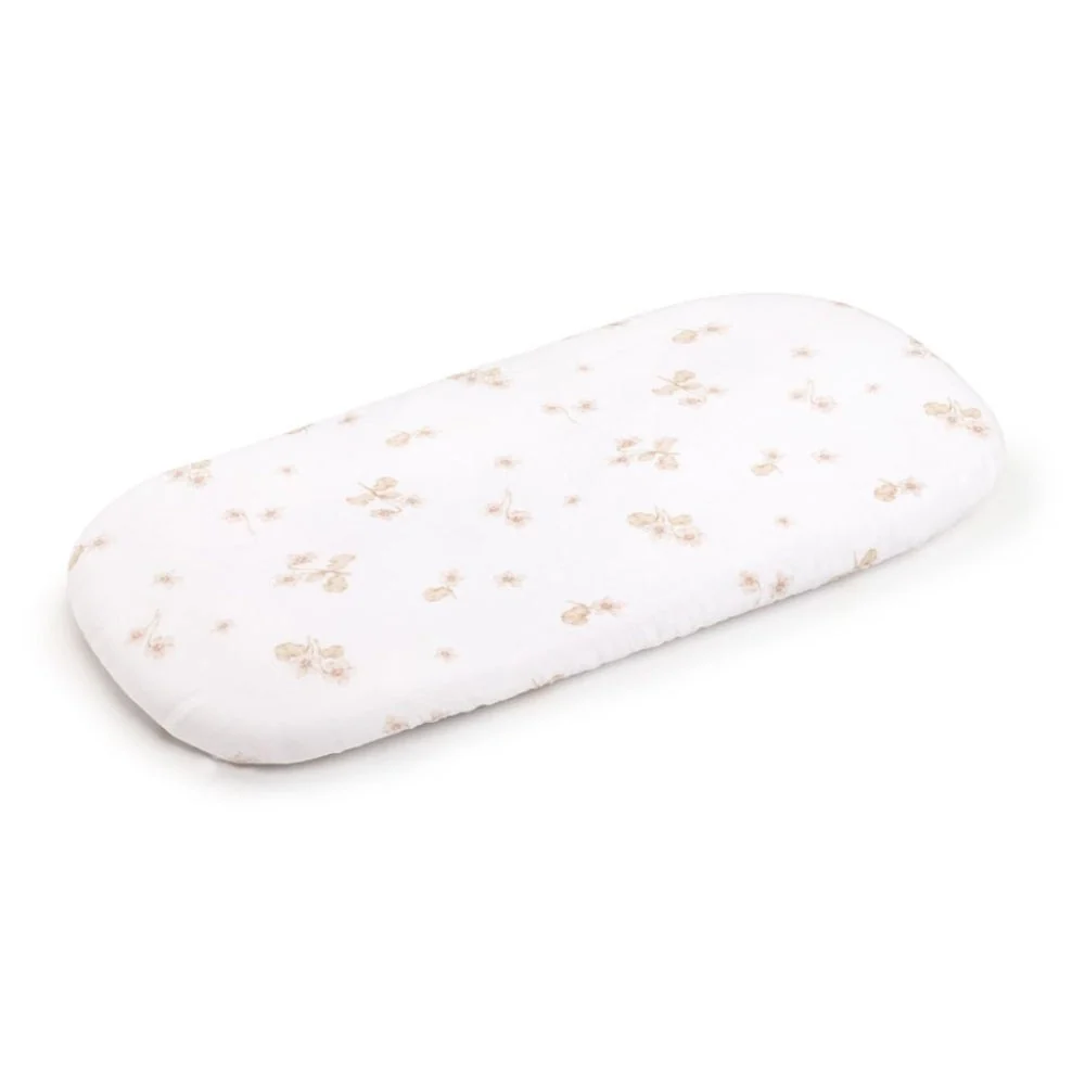 Memi Spannbettlaken Kinderwagen Little Flowers